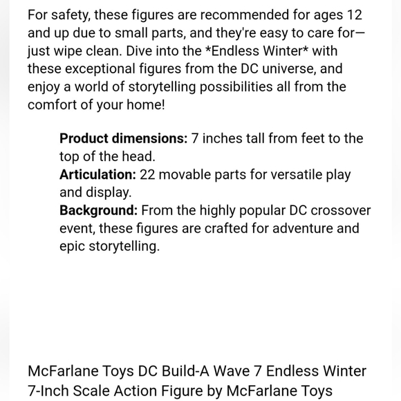 🆕️ DC Multiverse Black Adam Endless Winter - Picture 6 of 6